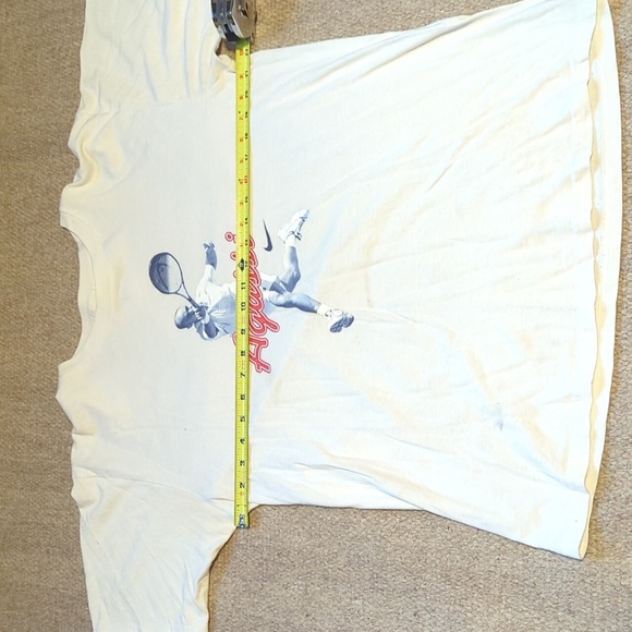 Vintage Nike grey tag made in USA Andre Agassi. Flushing Meadows 2000 t shirt. - Picture 7 of 8